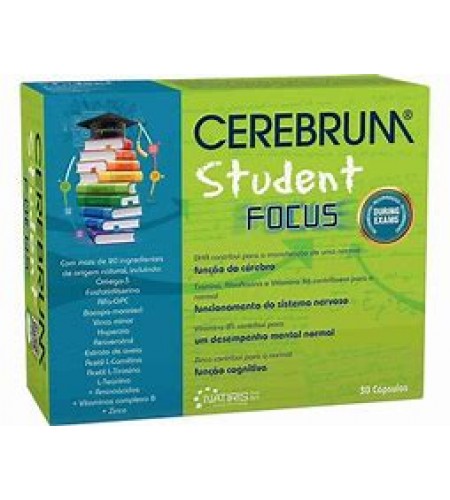 Cerebrum Student Focus - 30 Cápsulas - Natiris